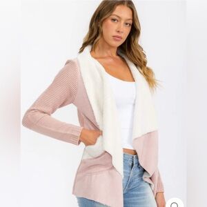 5 Besties Sherpa/Fleece/Knit Jacket